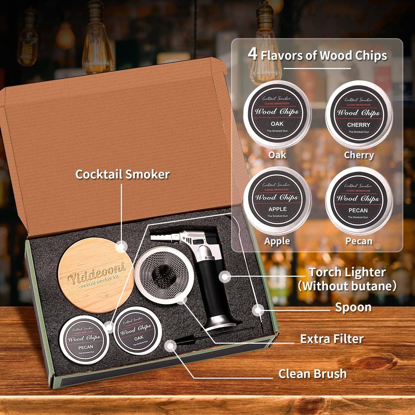 Premium Cocktail Smoker Kit
