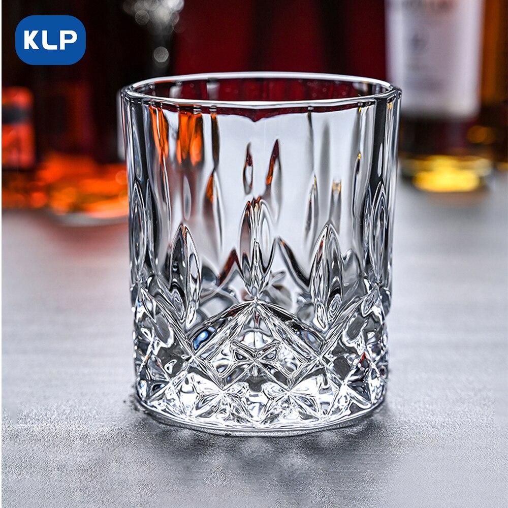 Crystal Glass Star Diamond Whiskey Shot Bar